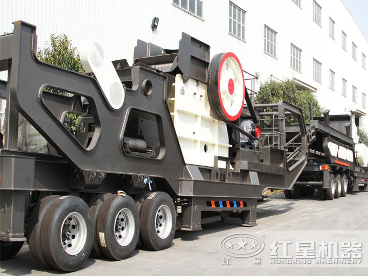 顎式移動破碎機(jī)，破碎比大，故障率低