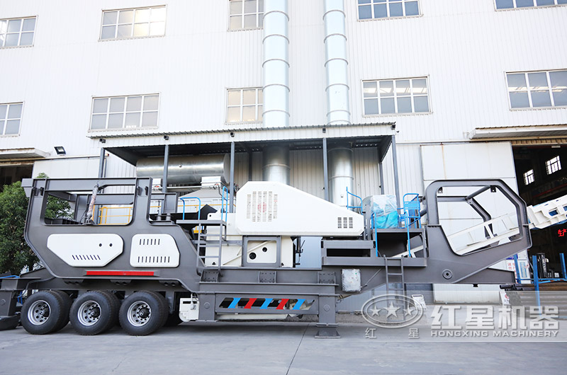 車載移動(dòng)顎破機(jī)，給料粗碎一體機(jī) 